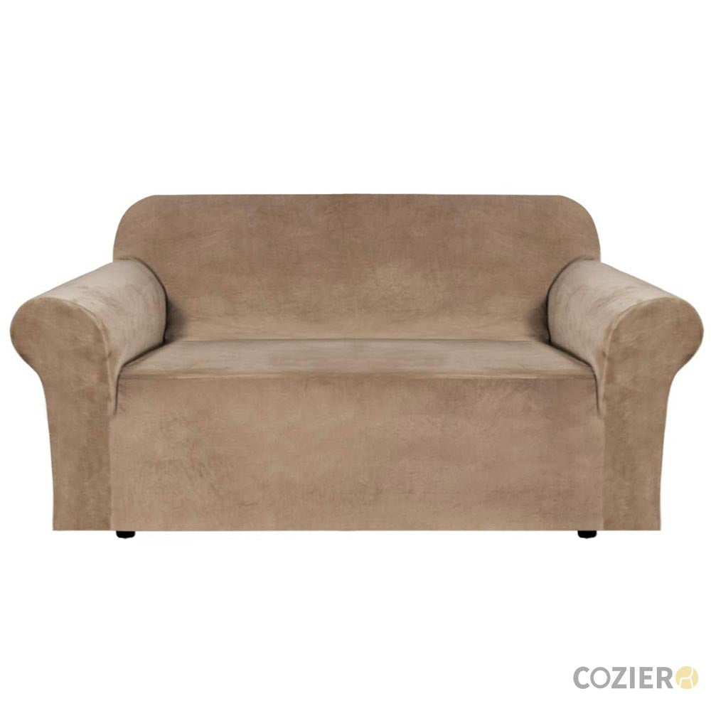 Monochrome Sofa Cover Corn velvet Anti-Slip Slipcover Solid simple Stretch Tight Couch Cover main image 1