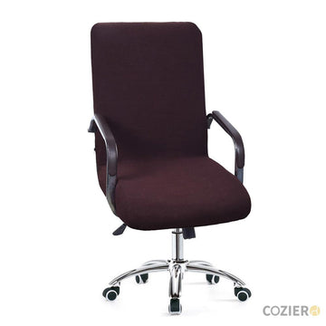 Quant Jacquard Solid Color Office Chair Cover