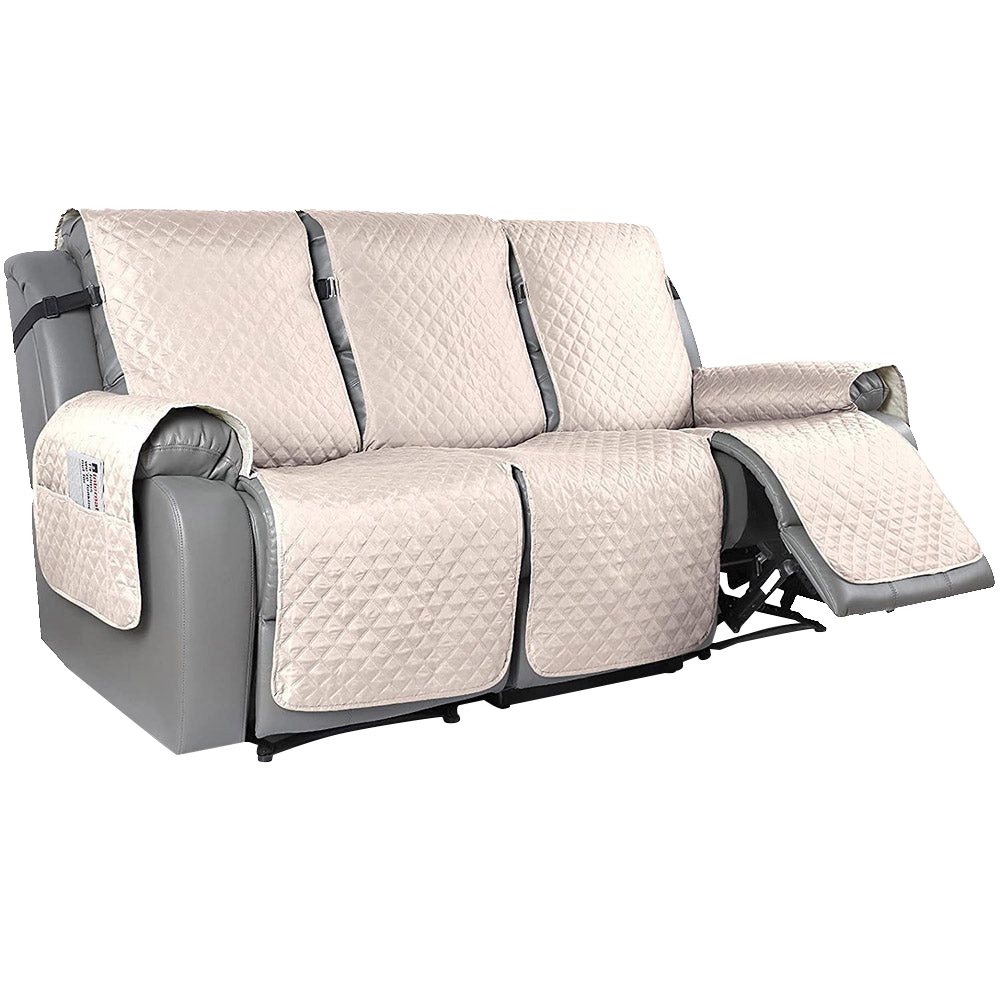 Recliner Cover Odium Reversible Solid Color Recliner Slipcover for Dogs