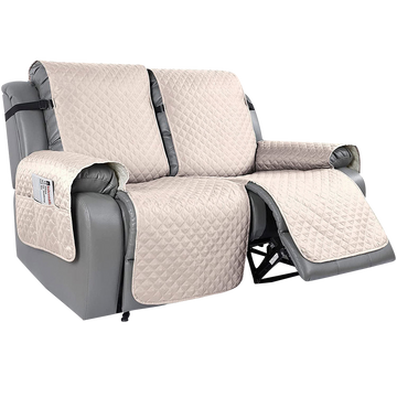 Odium Reversible Solid Color Recliner Slipcover (2 Seater)