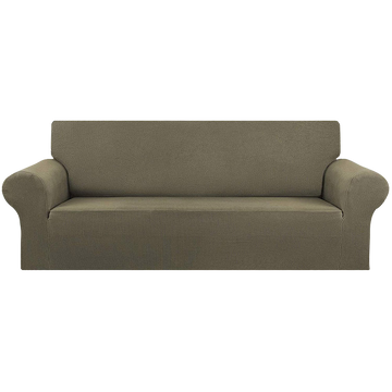 Tonus Jacquard Solid Color Sofa Cover - 3 Seater