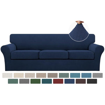 Jacquard Soft Sofa Cover With  Indivdual Cushion Cover Large Cushions Sofa Cover