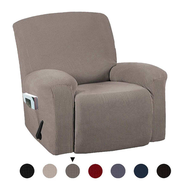 Stretch Jacquard Non-Slip Thick Soft Split Recliner Chair Cover Couch Cover