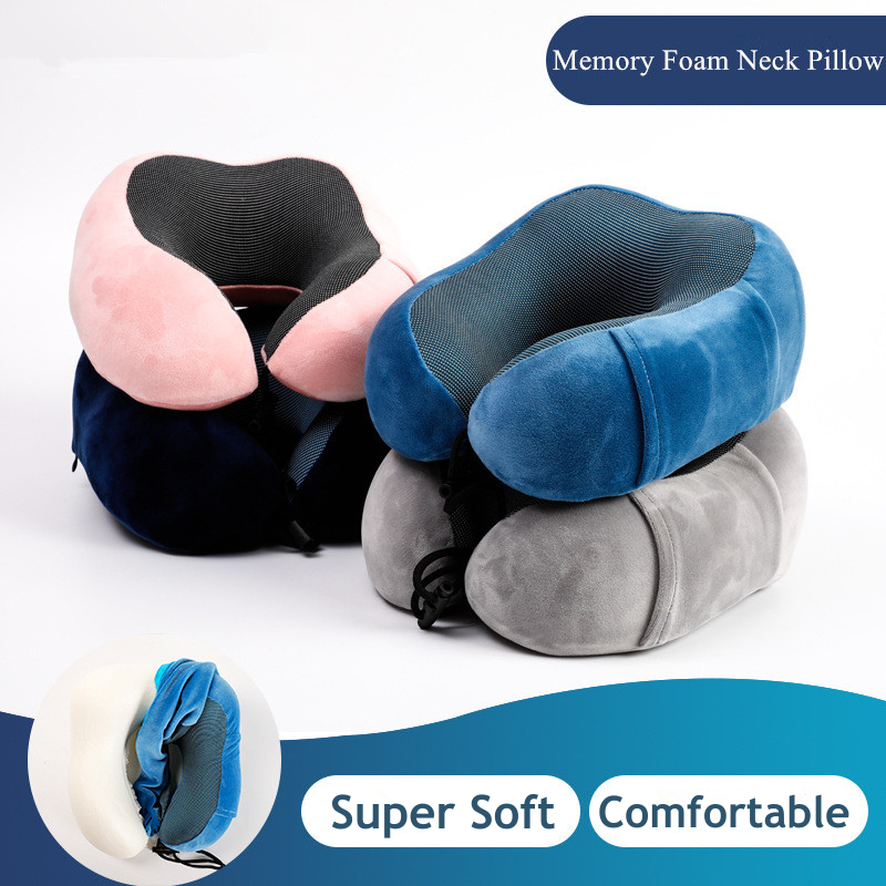 Office U-Shaped Pure Memory Foam Neck Pillow