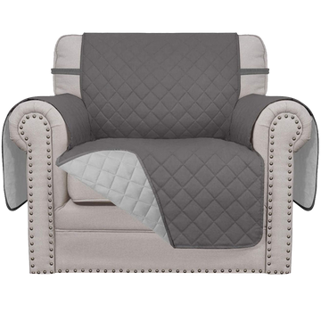 Reversible Water Resistant Armchair Cover Large Recliner Cover- 21&22&30 Inches