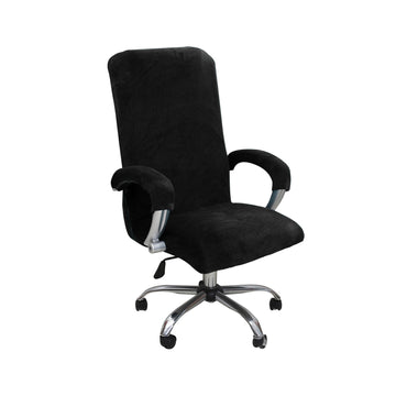 Velvet Office Chair Cover with Armrest Covers