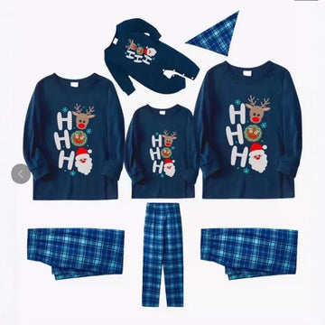 “Ho Ho Ho”Christmas Pajamas Set Family Matching Pjs