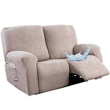 Waterproof Upgrade 3D Embossed Pattern Recliner Cover with Elastic Bottom