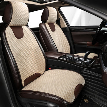 Winter Short Plush Universal Fit Car Seat Cover (1 Pc)