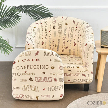 Velar Spandex Print Tub Chair Cover
