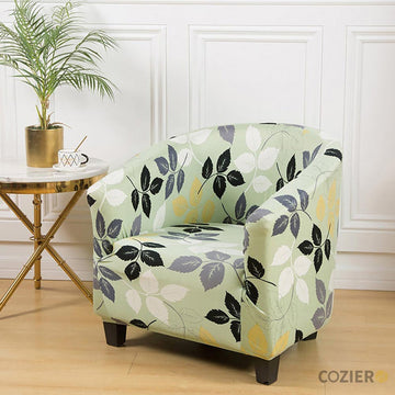 Morro Spandex Print Tub Chair Cover