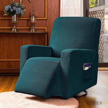 Rhumb Jacquard Solid Color Recliner Cover