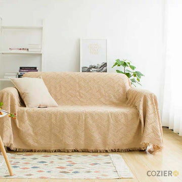 Iulan Reversible Solid Color Sofa Slipcover