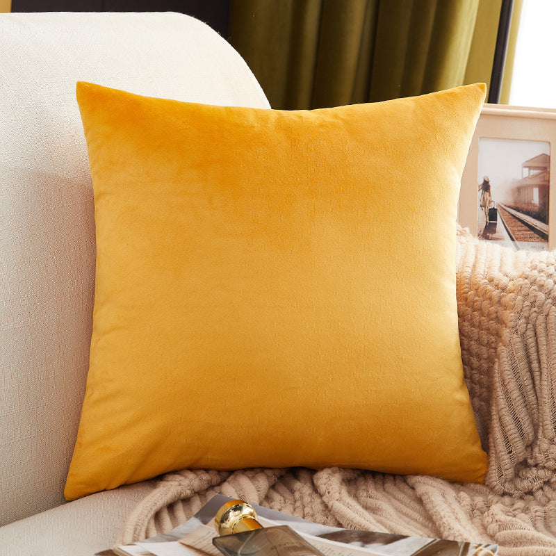 Solid Velvet Pillow Covers