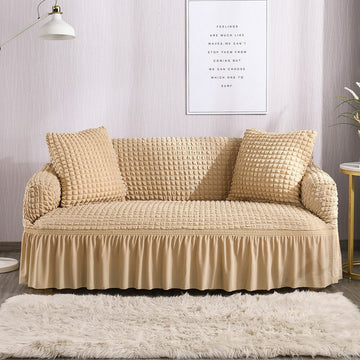 Bubble Lattice Elegant Stretch Sofa Cover