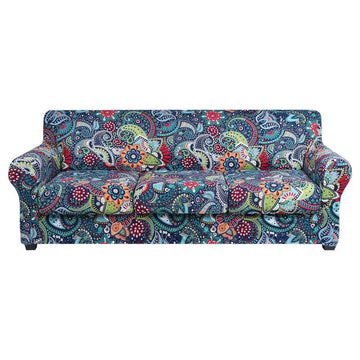 Sofa Covers With Separate Seat Cushions (Spandex Print)