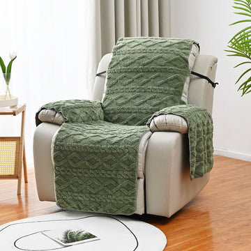 Plush 1-Piece Soft Thick Recliner Blanket