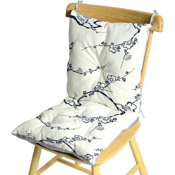 Japanese Dark Blue One-Piece Chair Cushion