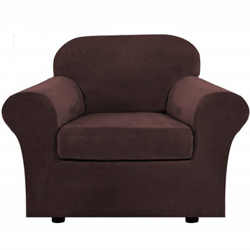 「🎉Black Friday Sale- 25% Off」High Stretch Velvet Plush Sofa Cushion Slipcover
