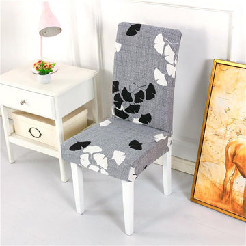 Toile Spandex Print Dining Chair Cover