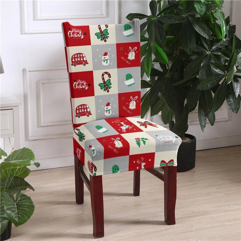 Christmas Holiday Snowman Dining Chair Covers