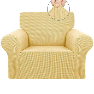 Tonus Jacquard Solid Color Armchair Cover