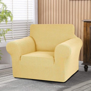 Tonus Jacquard Solid Color Armchair Cover