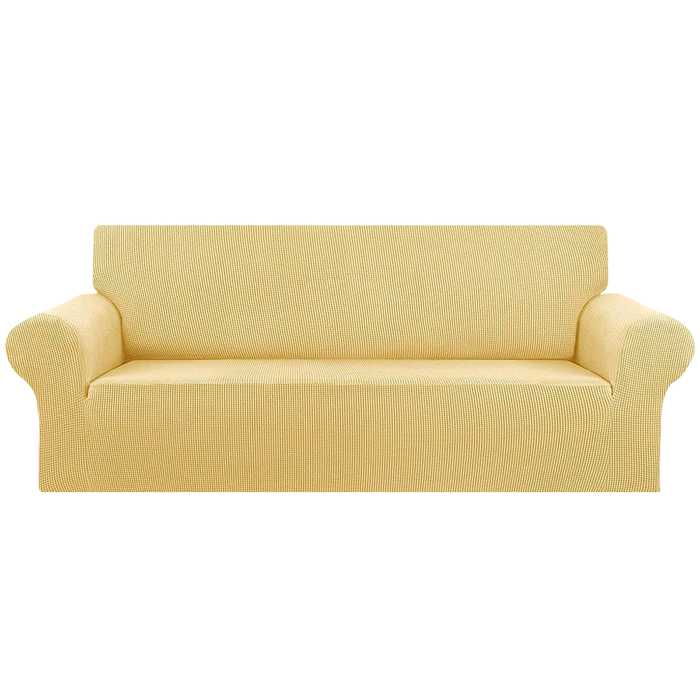 coziero sofa cover stretchable solid color 3 seater