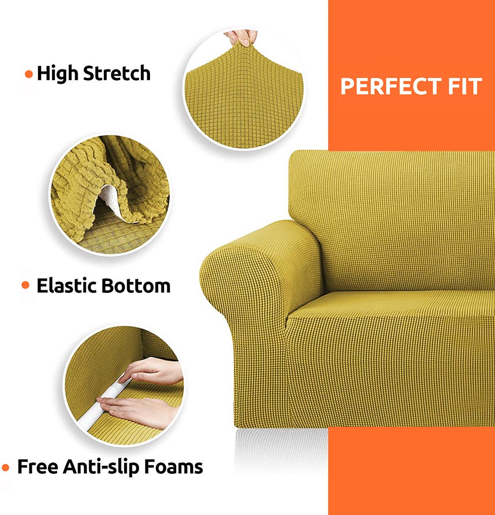 coziero sofa cover stretchable solid color arm chair