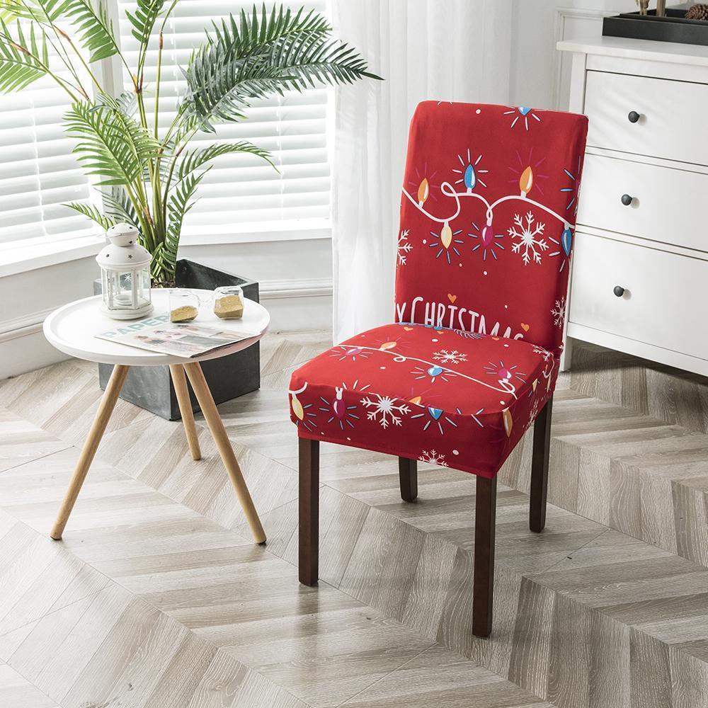 Christmas Holiday Merry Christmas Dining Chair Covers