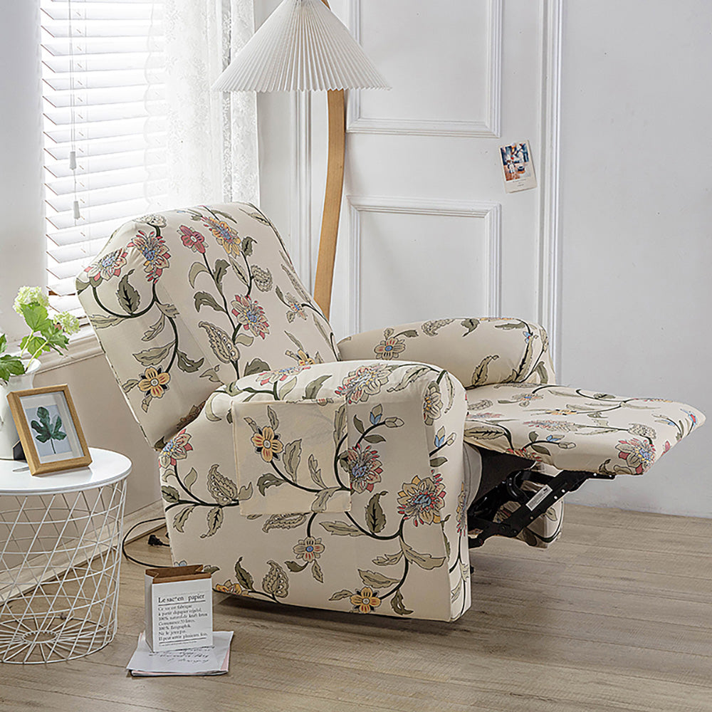 Recliner Slipcover Spandex Print Stretch Recliner Cover Stretch ...